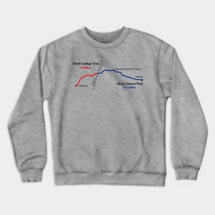 Silver Comet and Chief Ladiga Rail Trail Crewneck Sweatshirt